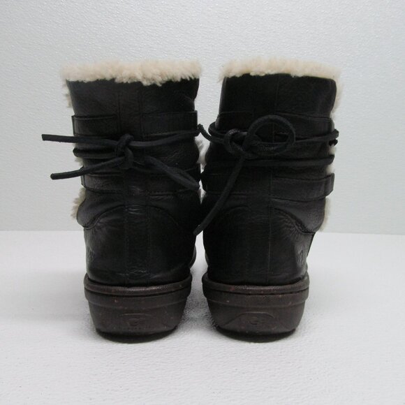 UGG Australia Caspia Genuine Leather Sheepskin Boots size 10 - Picture 9 of 10